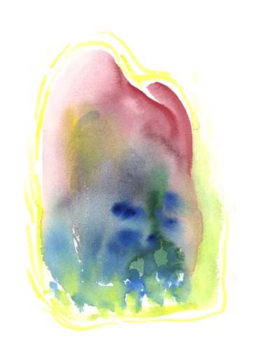 Watercolor painting in 1998